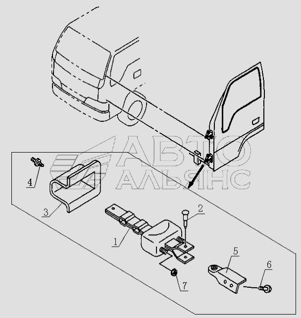 6109E0 Door stop