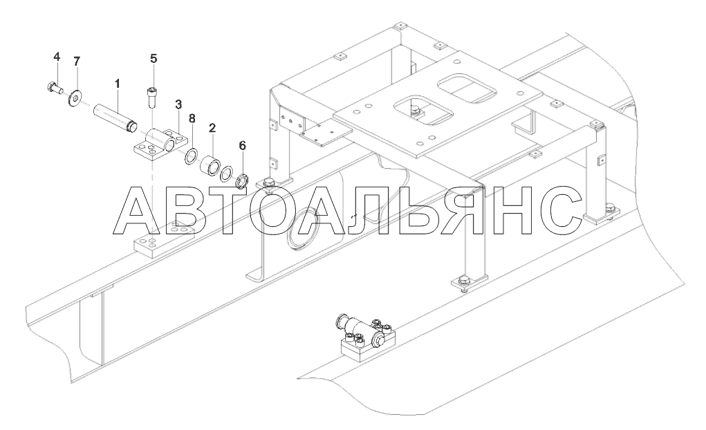 12784926 Support, water tank