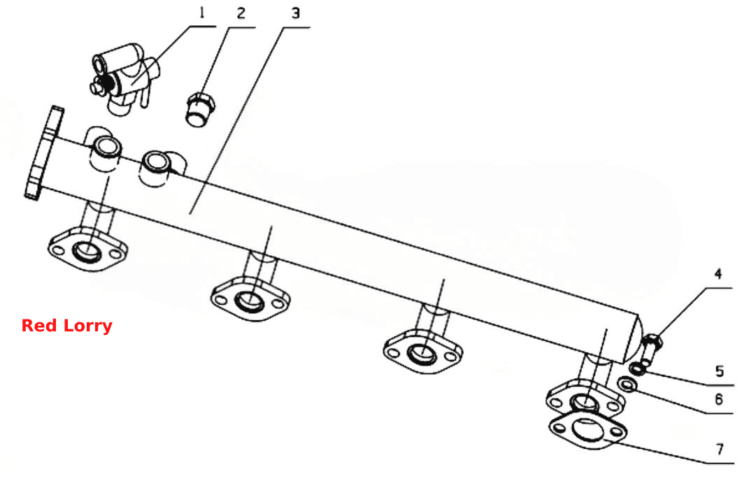 D0802-1303000 Water Pipe and Hose Assembly for Radiator