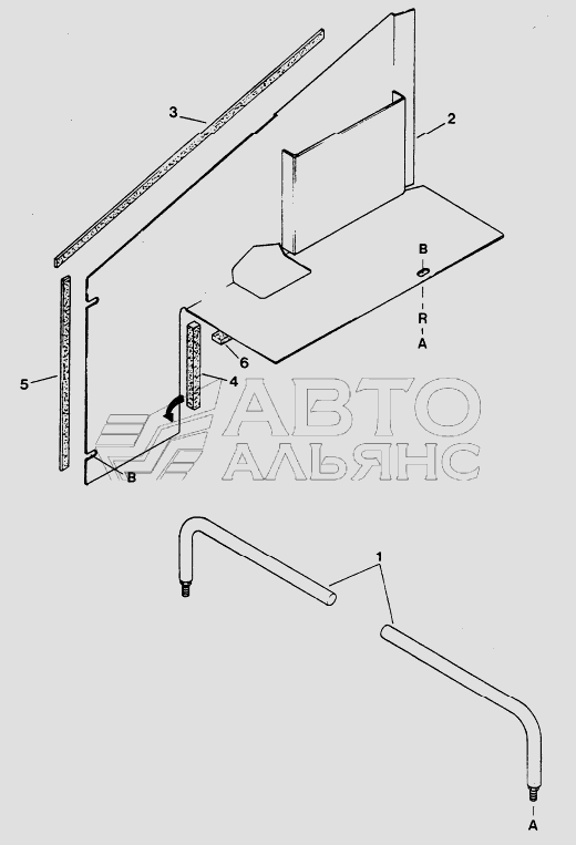 FOOTREST AND SIDE CONSOLE PANEL