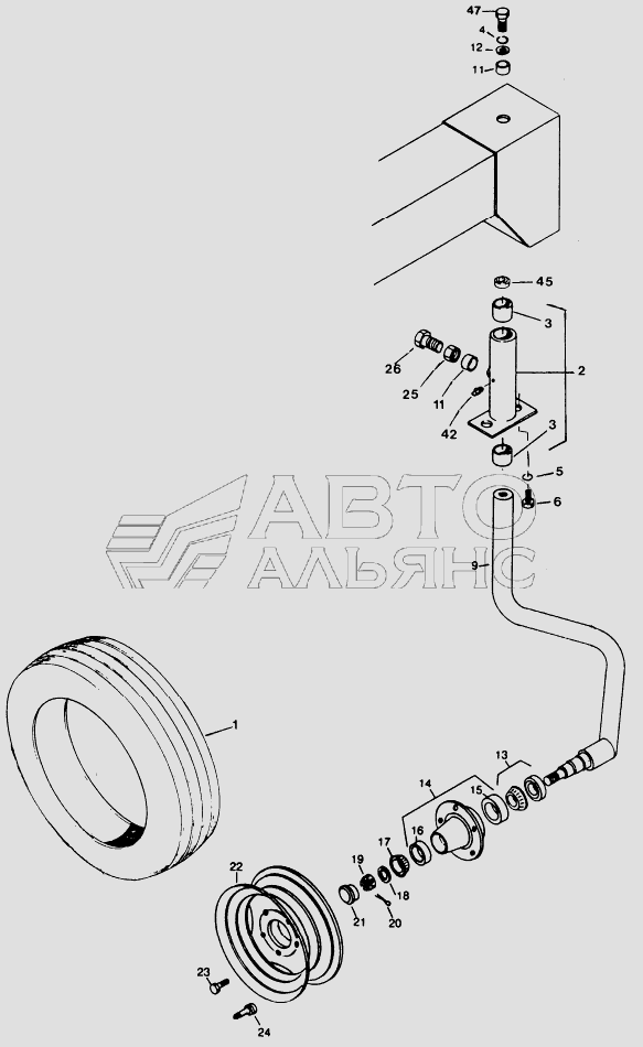 925/935, 494/495, 294/295, 814/815 TRACTOR FORMED CASTERS