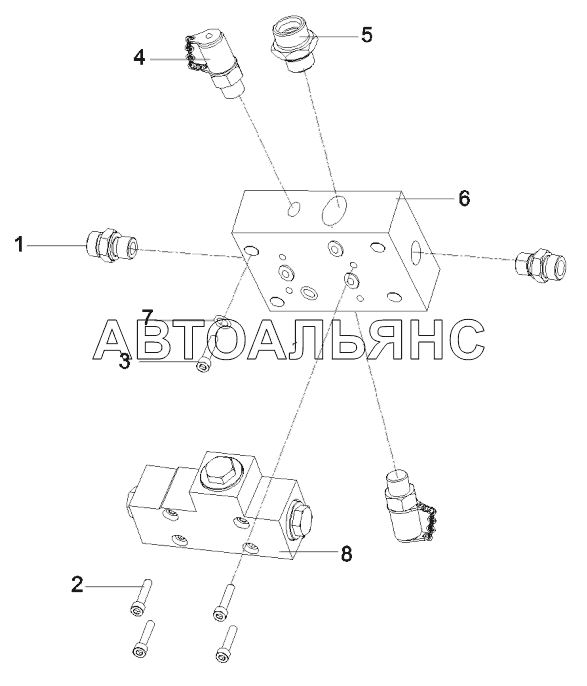13248023 Flushing valve GP