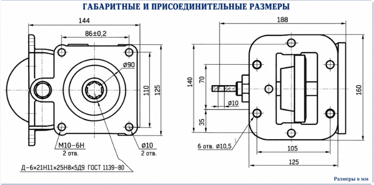 Коробка відбору потужності ГАЗ